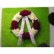 Remembrance Wreath with Carnations