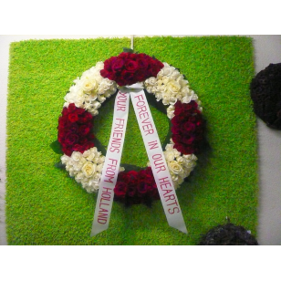 Remembrance Wreath with Roses